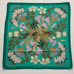 Hermes FLORA GRAECA HERMES CASHMERE SCARF BY NIKI GOULANDRIS 90 CM